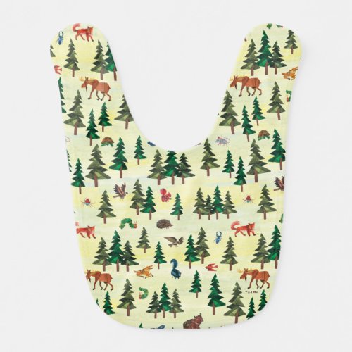 Eric Carle  Ready for Forest Fun Pattern Baby Bib