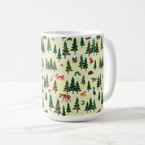 Eric Carle  Ready for Forest Fun Pattern Coffee Mug