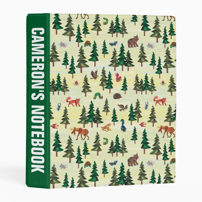 Eric Carle | Ready for Forest Fun Pattern Mini Binder (Front/Spine)