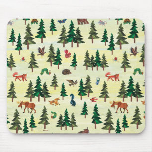 Eric Carle   Ready for Forest Fun Pattern Mouse Pad