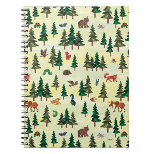 Eric Carle   Ready for Forest Fun Pattern Notebook