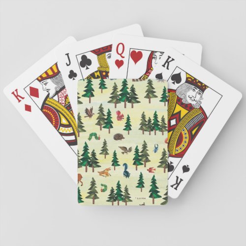 Eric Carle  Ready for Forest Fun Pattern Poker Cards