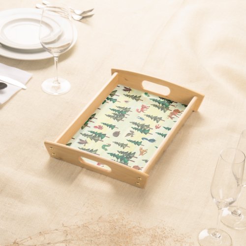 Eric Carle  Ready for Forest Fun Pattern Serving Tray