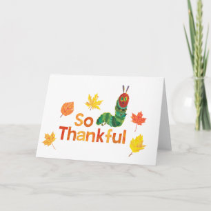 Eric Carle So Thankful Caterpillar Card