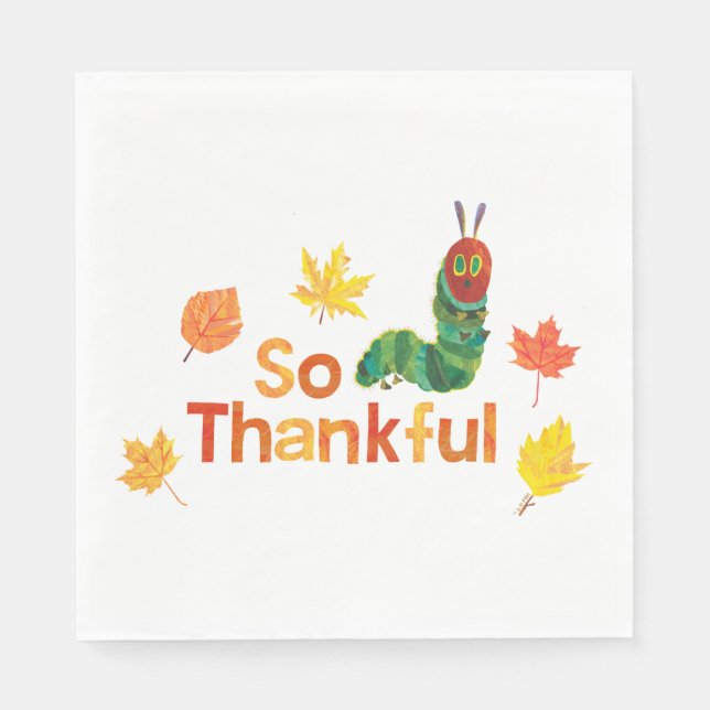 Eric Carle | So Thankful Caterpillar Napkins (Front)
