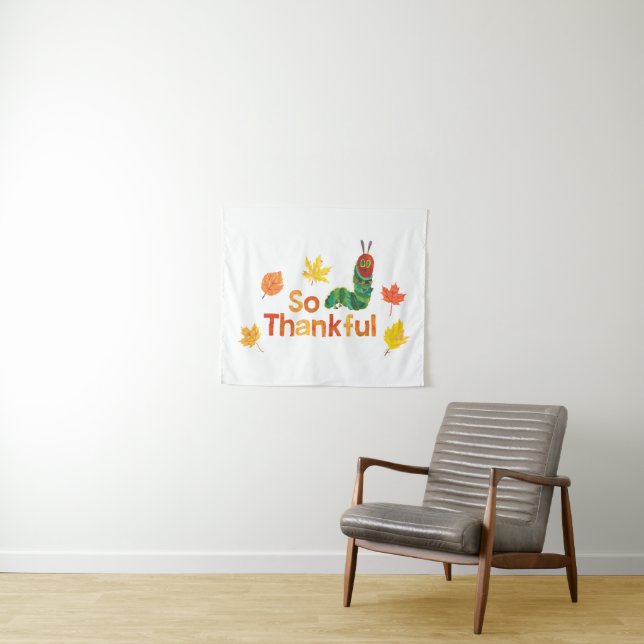 Eric Carle | So Thankful Caterpillar Tapestry (In Situ (Horizontal))