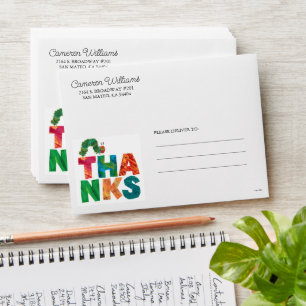 Eric Carle Thanks Caterpillar Envelope