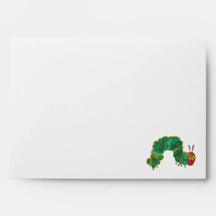 Envelope First Birthday Card Very Hungry Caterpillar The World Of Eric Carle 