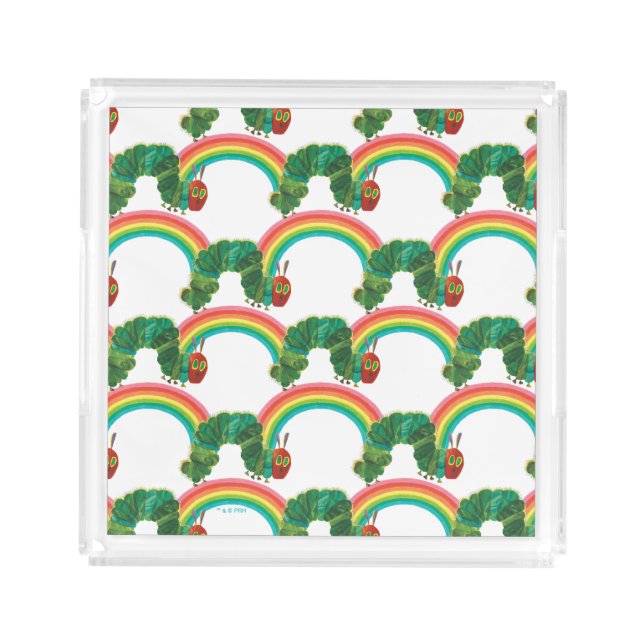 Eric Carle The Very Hungry Caterpillar Pattern Acrylic Tray (Front)