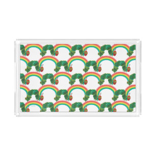 Eric Carle The Very Hungry Caterpillar Pattern Acrylic Tray