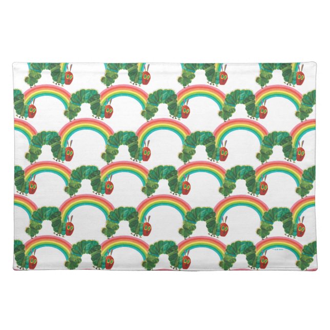 Eric Carle The Very Hungry Caterpillar Pattern Cloth Placemat (Front)