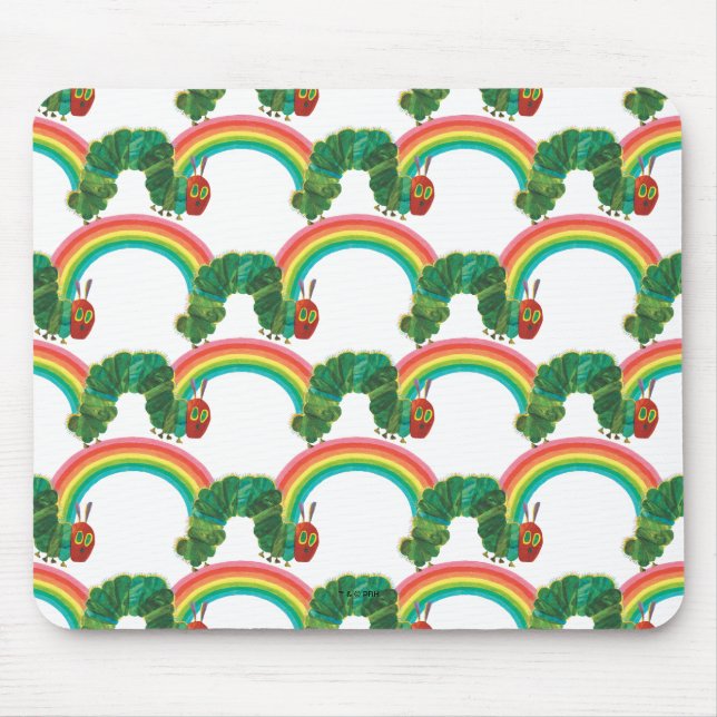 Eric Carle The Very Hungry Caterpillar Pattern Mouse Pad (Front)