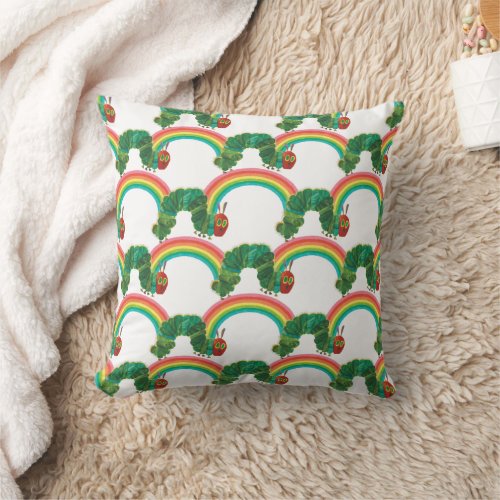 Eric Carle  The Very Hungry Caterpillar Pattern Throw Pillow