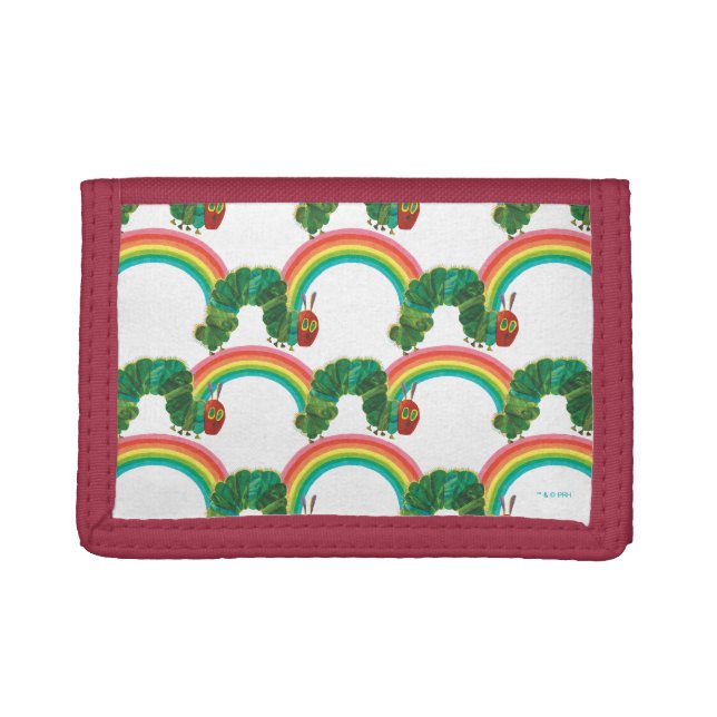 Eric Carle The Very Hungry Caterpillar Pattern Trifold Wallet (Front)