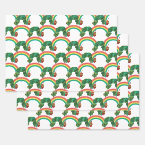 Eric Carle  The Very Hungry Caterpillar Pattern Wrapping Paper Sheets