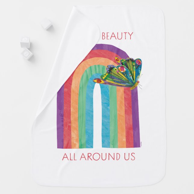 Eric Carle There | Is Beauty All Around Us Baby Blanket (In Situ)