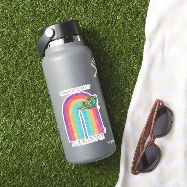 Eric Carle There | Is Beauty All Around Us Sticker (HydroFlask Insitu)