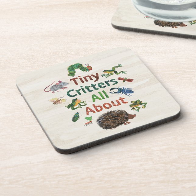 Eric Carle | Tiny Critters All About Beverage Coaster (Left Side)