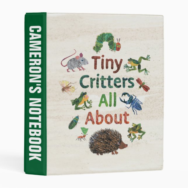 Eric Carle | Tiny Critters All About Mini Binder (Front/Spine)