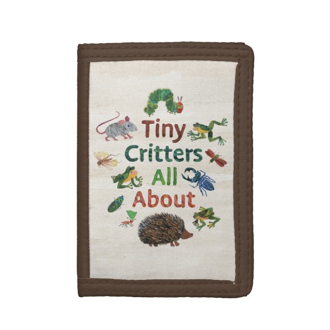 Eric Carle | Tiny Critters All About Trifold Wallet (Front Vertical)