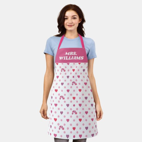 Eric Carle  Valentine Heart  Personalize Apron