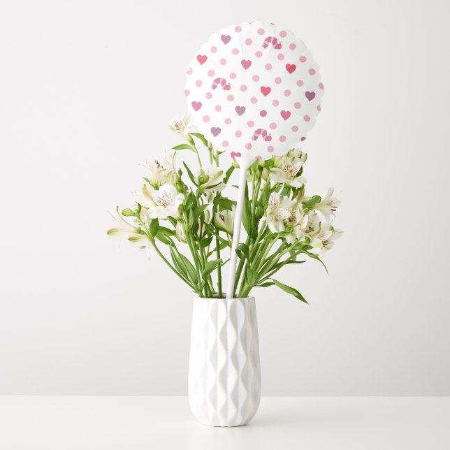 Eric Carle | Valentine Heart Polka Dot Pattern Balloon (Vase)