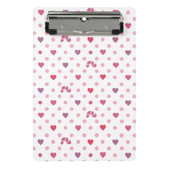 Eric Carle | Valentine Heart Polka Dot Pattern Mini Clipboard (Front)