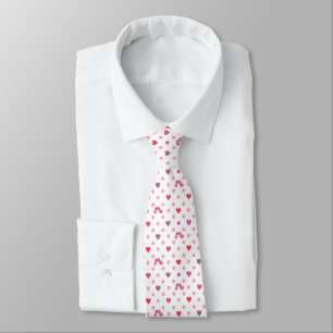 Eric Carle   Valentine Heart Polka Dot Pattern Neck Tie