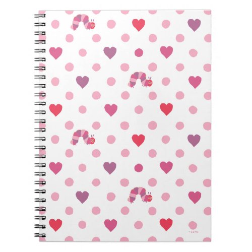 Eric Carle  Valentine Heart Polka Dot Pattern Notebook