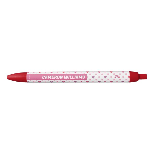 Eric Carle | Valentine Heart Polka Dot Pattern Pen (Front)