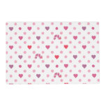 Eric Carle | Valentine Heart Polka Dot Pattern Placemat