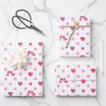 Eric Carle | Valentine Heart Polka Dot Pattern Wrapping Paper Sheets