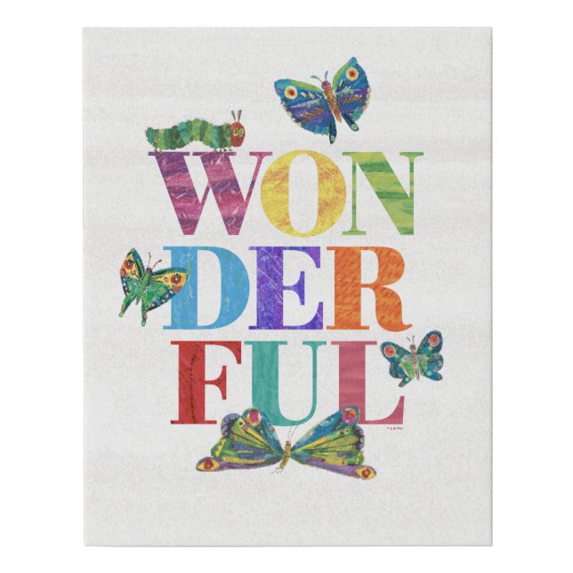 Eric Carle | Wonderful Faux Canvas Print (Front)