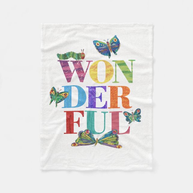 Eric Carle | Wonderful Fleece Blanket (Front)