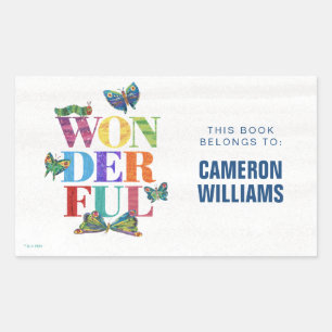 Eric Carle Wonderful Rectangular Sticker