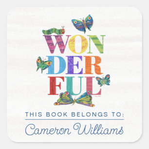Eric Carle Wonderful Square Sticker