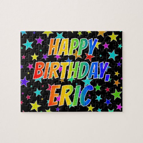 ERIC First Name Fun HAPPY BIRTHDAY Jigsaw Puzzle