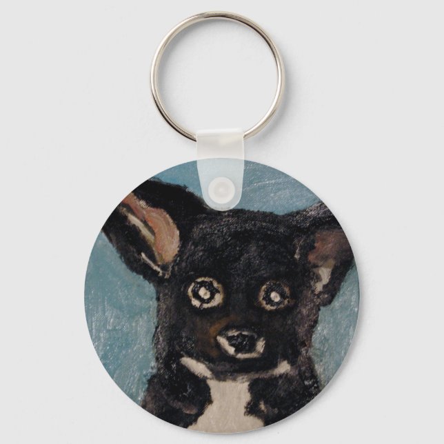 eric hinsburg "dog shop" keychain (Front)