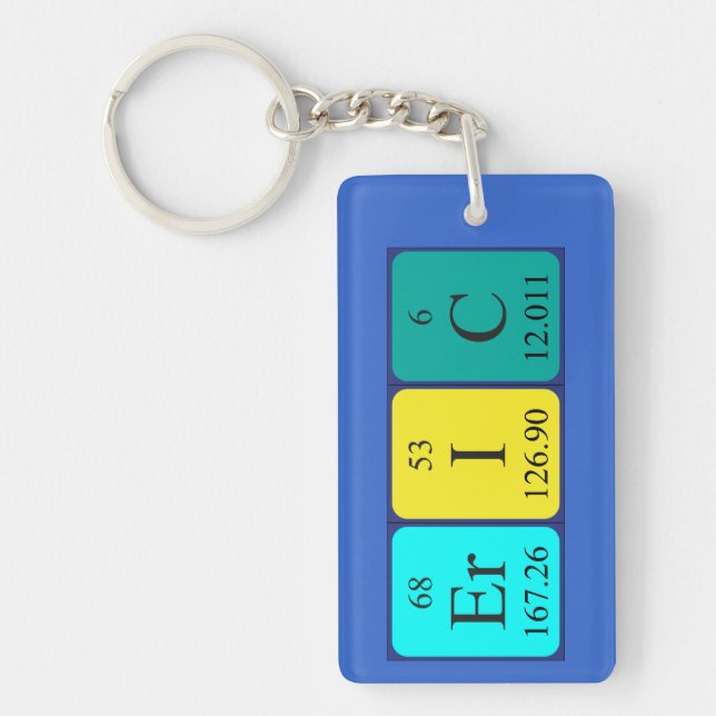 Eric periodic table name keyring (Front)