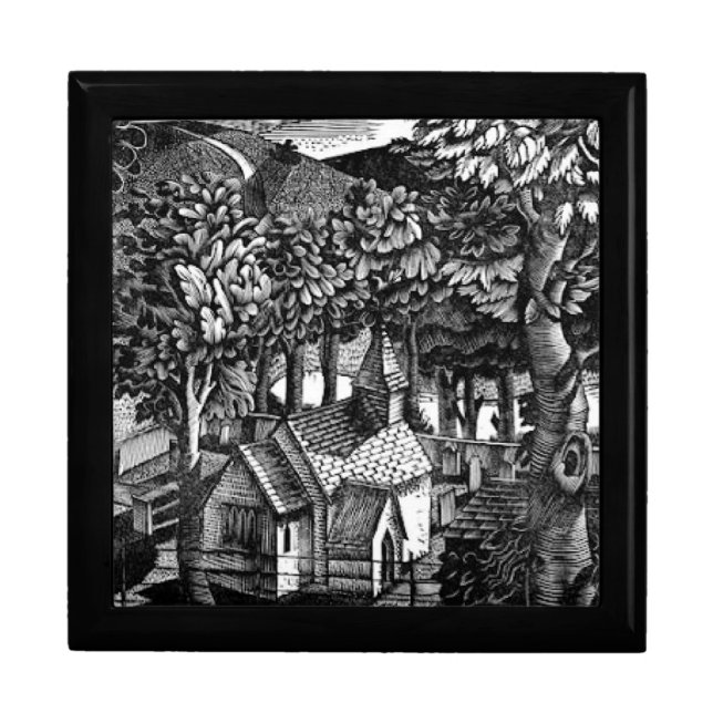 Eric Ravilious - Church under a Hill, Gift Box (Front)