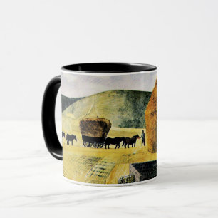 Eric Ravilious - Furlongs, famous painting, Mug