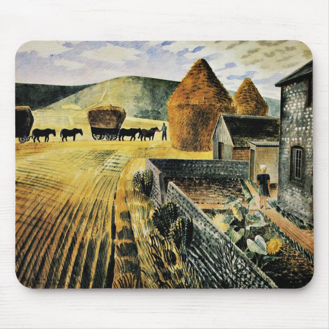 Eric Ravilious - Furlongs Mouse Pad (Front)
