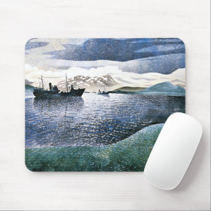 Eric Ravilious - Norway, magic realism art Mouse Pad