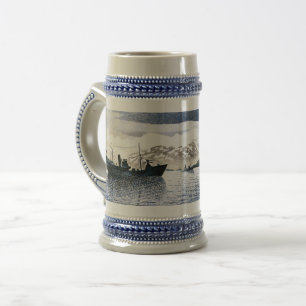 Eric Ravilious - Norway, magic realism, Beer Stein