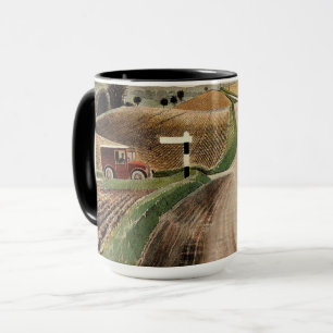 Eric Ravilious--Wiltshire Landscape,  Mug
