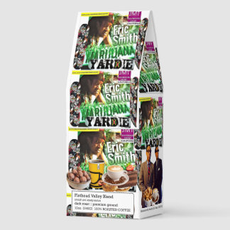 ERIC SMITH  Coffee, 12oz Bag, Dark Roast, Flath Roasted Coffee