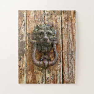 Erice Lion Knocker   Sicily's Medieval Grit Jigsaw Puzzle