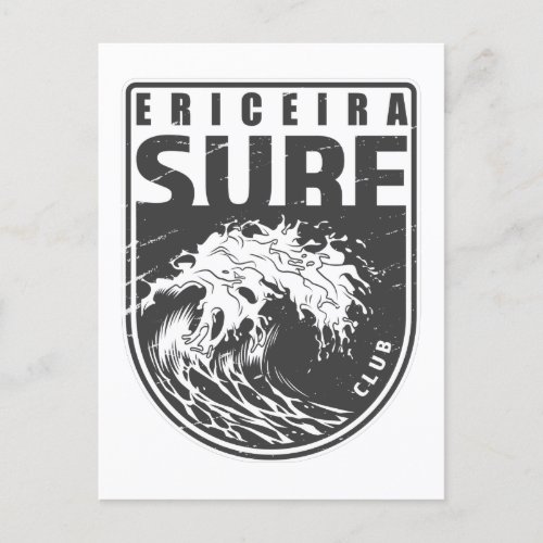 Ericeira Surf Club Portugal Emblem Postcard