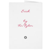 Erich Cards (Back)