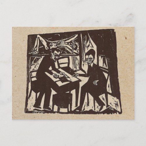 Erich Heckel Postcard